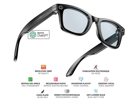 Lunettes connectées Mogie.Caméra - Modèle Zenia